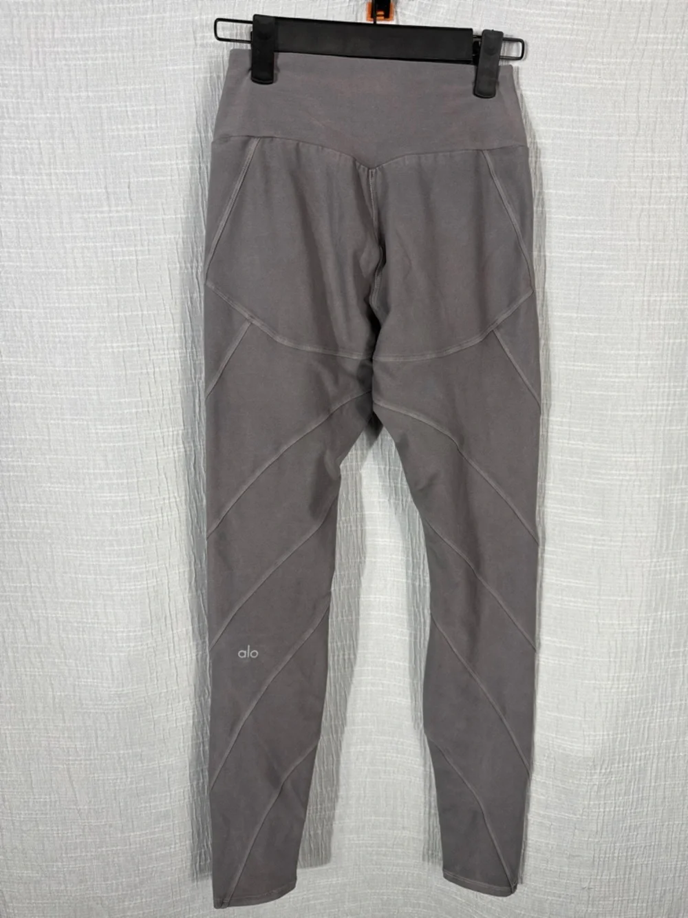 ALO Yoga Alosoft Washed Cool Grey High-Waist‎ Sunray Leggings extra small